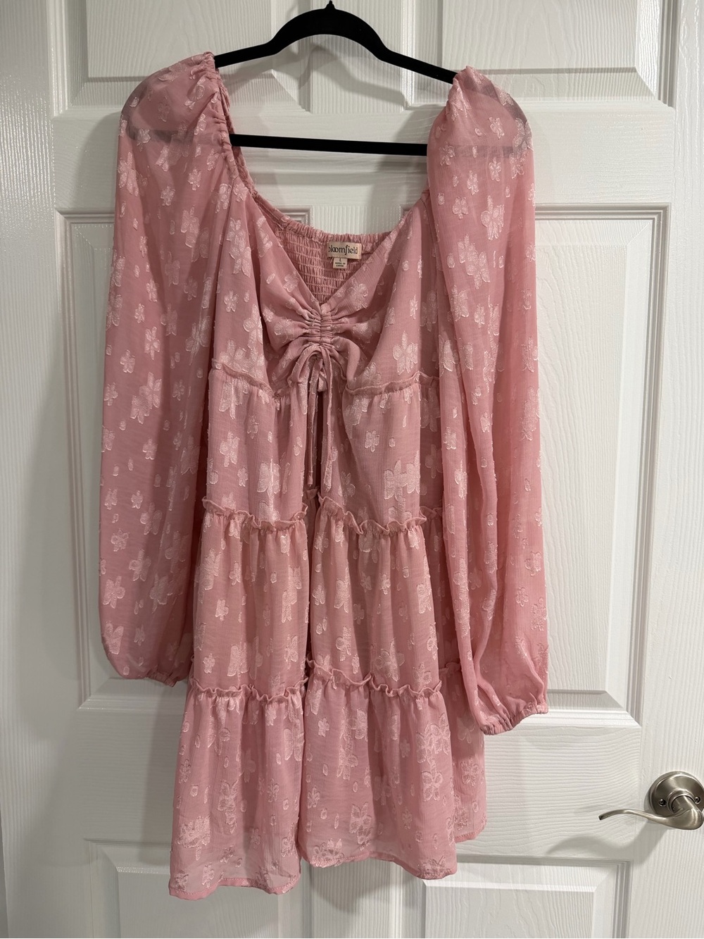 Bloomfield Sweetheart Mini Dress in Dusty Pink